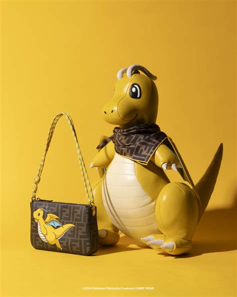 fendi dragonite plushie|Fendi pokemon fragment design.